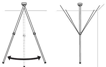 Actual product image Axis Telescopic ceiling mount T91B50 (Mounting kit)