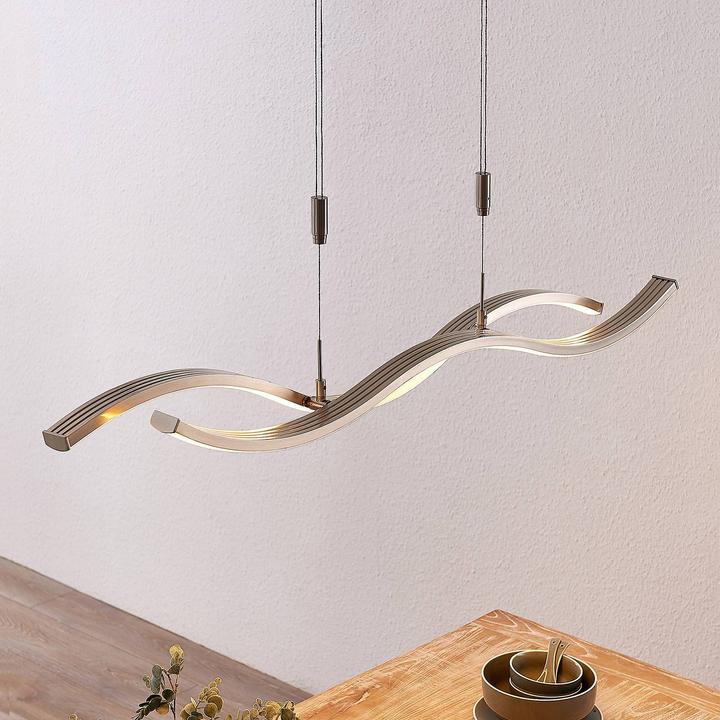 Image du produit Lucande Mairia LED Suspension Ø118 Alu (2200 lm)