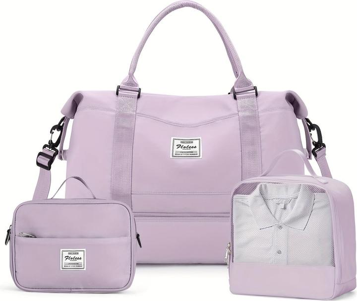 Immagine prodotto Only-Bags.Store 3 pezzi in viaggio con una borsa a mano grande, una borsa sportiva e un bagaglio impermeabile