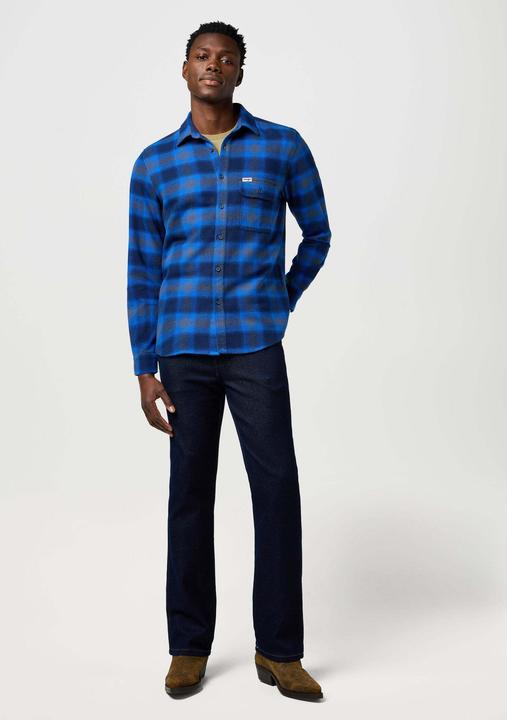 Immagine prodotto Wrangler Langarmhemd 1 Pkt Indigo Shirt (S)