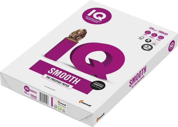 Actual product image Mondi IQ Selection Smooth premium office paper (120 g/m², 500 x, A3)
