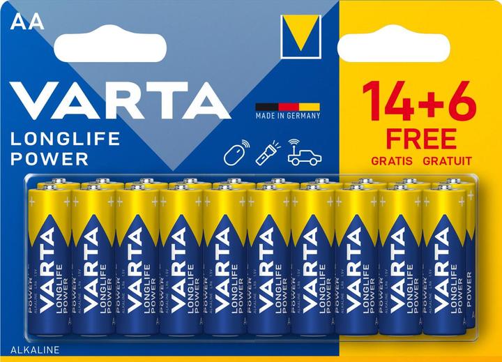 Produktbild Varta Longlife Power (20 Stk., AA, 2960 mAh)
