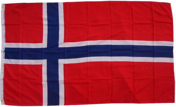 Produktbild trends4cents XXL Flagge Norwegen 250 x 150 cm Fahne mit 3 Ösen 100g/m² Stoffgewicht Hissflagge
