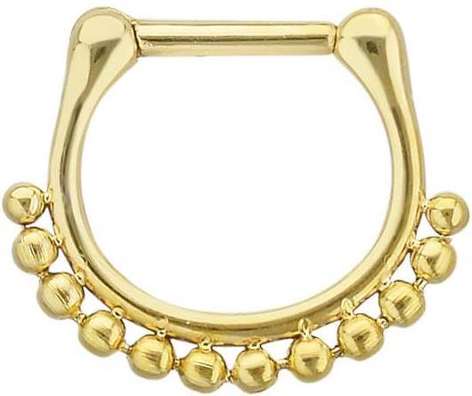 Bijouteria Septumpiercing (Edelstahl, PVD Beschichtung)