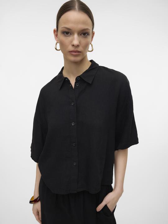 Immagine prodotto Vero Moda Vmlinn Lino 2/4 Camicia Corta Wvn Noos (XL)