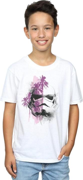 Immagine prodotto Star Wars Rogue One Stormtrooper Palm Trees Maglietta Ragazzi (140, 146)