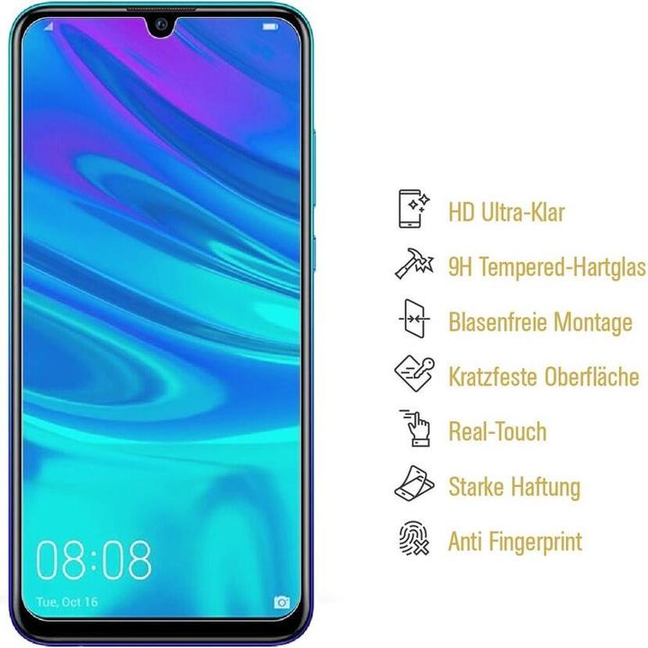 Produktbild Protectorking 1x echtes Tempered 9H Panzerhartglas 3D KLAR (1 Stück, Honor 10 Lite)