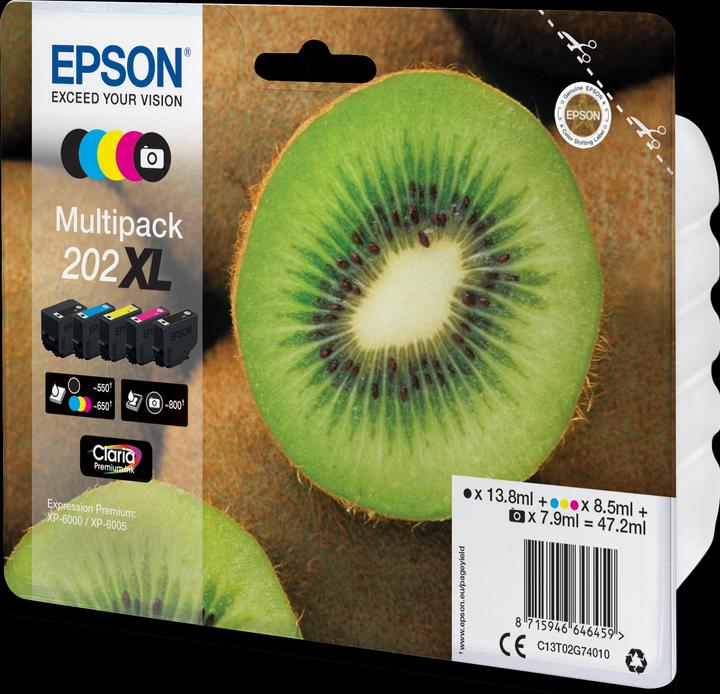 Immagine prodotto Epson 202XL Claria Premium Multipack (M, FC, C, PBK, Y)