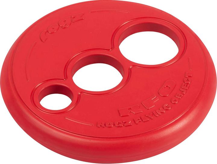 Produktbild Rogz Hundefrisbee Mini Flying Floating Frisbee rot (16.5cm) (Wurfspielzeug Hund)