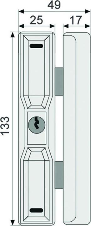 Produktbild Abus Fenster-Zusatzsicherung FTS 88