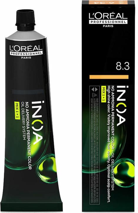 Produktbild L'Oréal Paris Loreal INOA Color 8.3 Hellblond, Golden 60g (8.3 Hellblond, Golden)