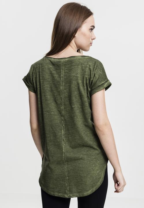 Immagine prodotto Urban Classics Tee lungo da donna a forma di schienale con tintura spray (M)