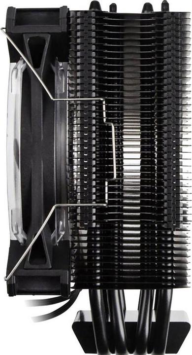 Actual product image Raijintek Leto CPU Cooler, black, RGB LED (155 mm)