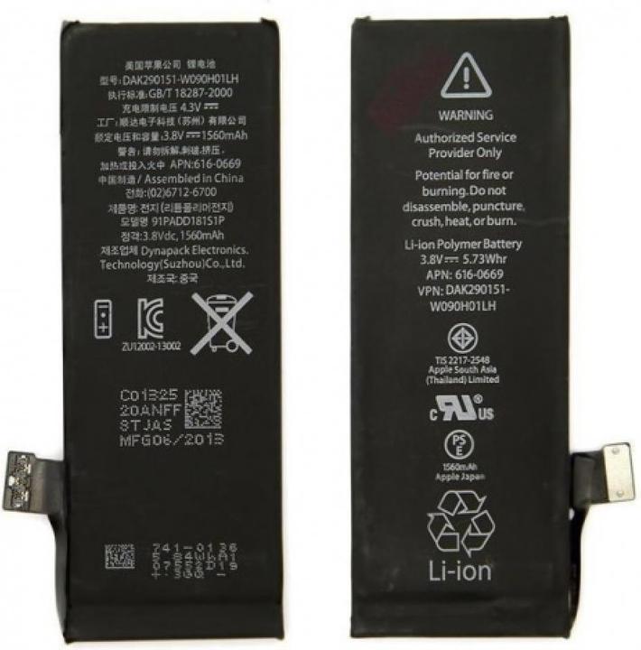 Actual product image Foxconn iPhone 5C Battery Li-Ion Battery 3.8V 616-0669