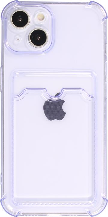 Immagine prodotto PhoneLook Paraurti in gel di silicone super flessibile con porta-carte trasparente (Apple iPhone 14)