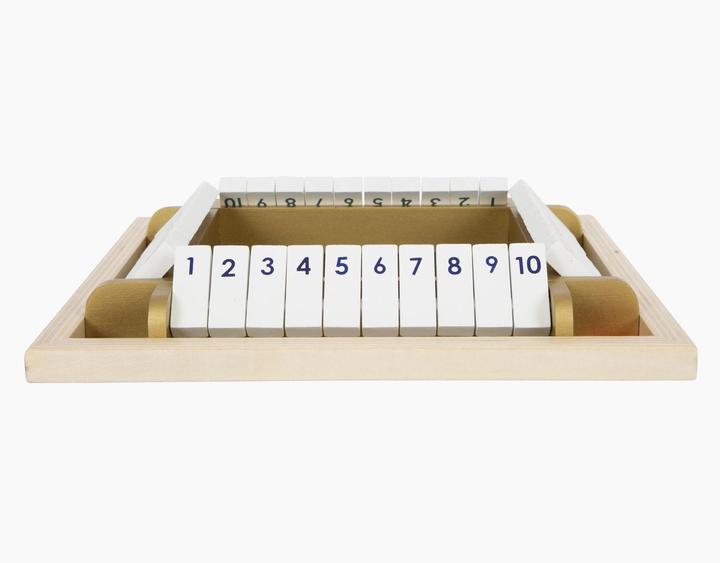Produktbild small foot Würfelspiel Shut the Box „Gold Edition” (Deutsch)