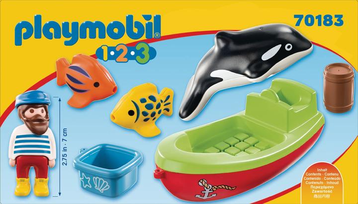 Produktbild Playmobil Seemann mit Fischerboot (70183, Playmobil 1.2.3)