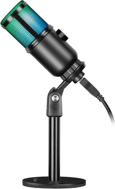 Produktbild Defender GLOW GMC 400 Kabelgebundenes Mikrofon mit Stativ STREAM RGB USB Streaming