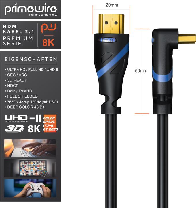 Produktbild Primewire HDMI – HDMI (0.25 m, HDMI)