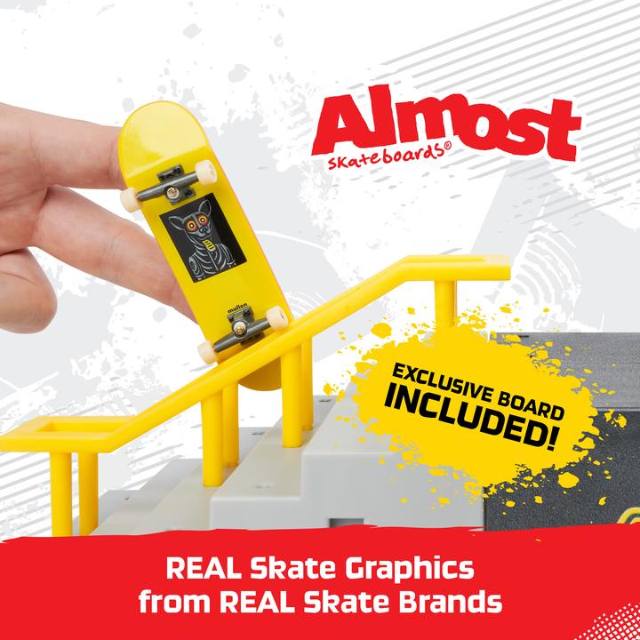 Actual product image Spin Master Tech Deck, Pyramid Shredder, X-Connect Park Creator, set di rampe da personalizzare e costruire con