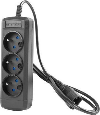 Immagine prodotto Armac LISTWA ZASILAJĄCA ARCOLOR3 0,6M UPS 3X 230V PL IEC CZARNA