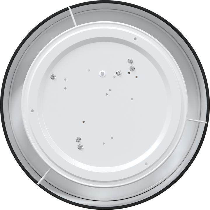 Actual product image VidaXL Deckenlichter Flush Mount Schwarz Ø 38 cm Stoff E27 (E27)