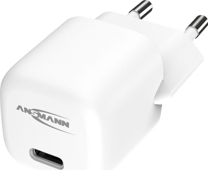 Actual product image Ansmann Home Charger HC120PD GaN Mini, 3A/20W USB-C 1001-0153 (20 W)