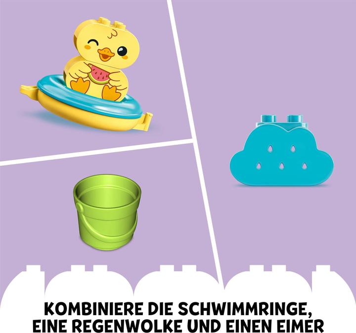Immagine prodotto LEGO Divertimento nella vasca da bagno: il treno degli animali galleggianti (10965)