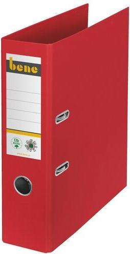 Produktbild Bene No.1 Ordner rot stabile Pappe 8,0 cm DIN A4 (A4, 80 mm, 1 Stück)