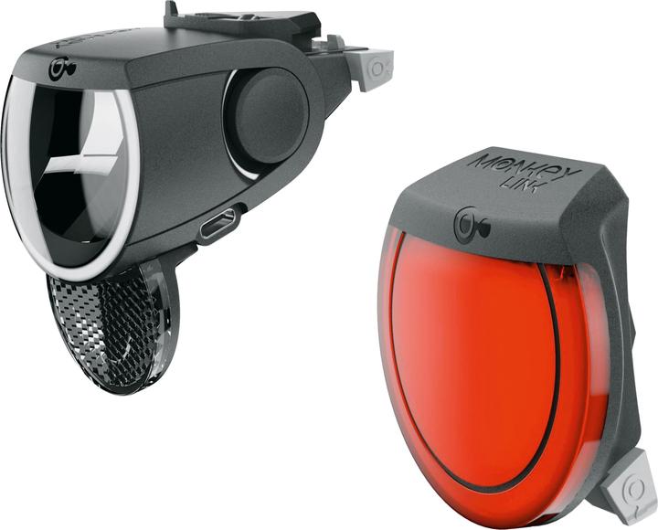 Produktbild Monkey Link Lichtset Skyelight Front Connect 150 Lux + Rear Connect (110 lm)