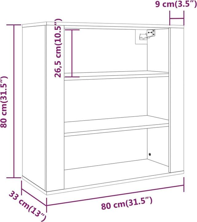 Image du produit VidaXL Winnie (80 x 33 x 70 cm)