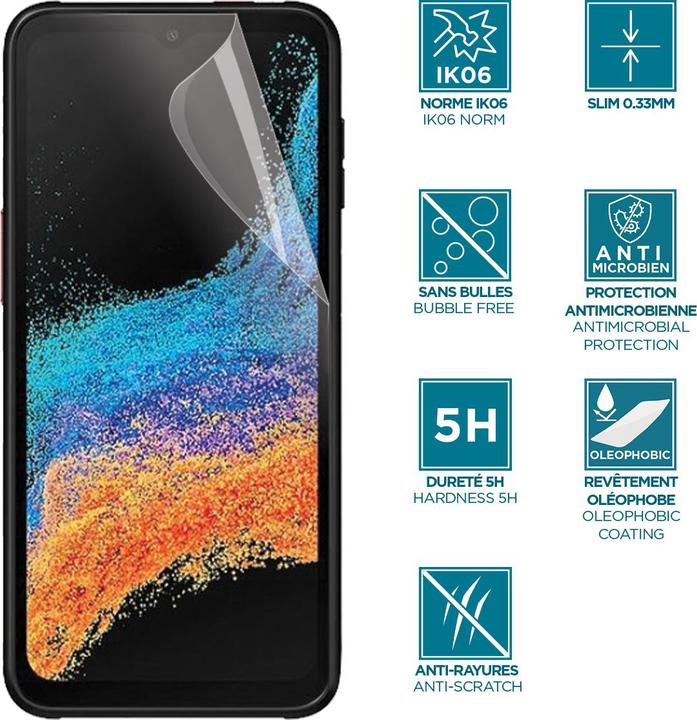 Productafbeelding Mobilis Screen Protec. Anti-Schok Ik06 (1 Stuk, Samsung Galaxy XCover 6 Pro)
