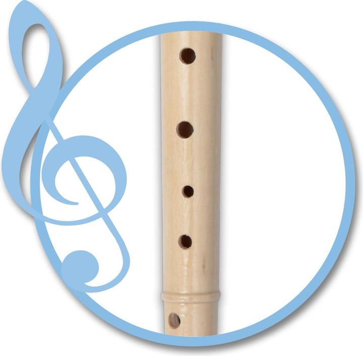 Actual product image Bontempi Wooden recorder