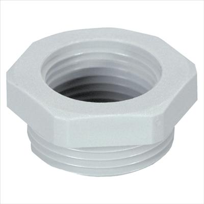 Actual product image Jacob Reducer with hexagonal male thread M32 female thread M25Polyamide light grey RAL 7035