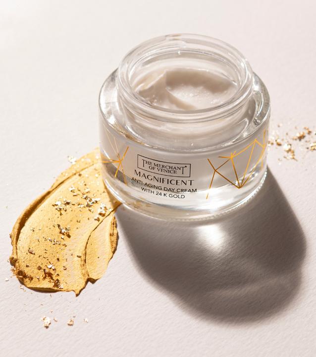 Actual product image The Merchant of Venice Magnificent Anti-Aging Moisturising Day Cream with 24K Gold 50ml (50 ml, Day cream)