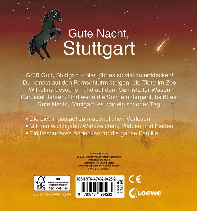 Produktbild Loewe Rose:Gute Nacht, Stuttgart (Deutsch, Rose, Barbara, 2020)