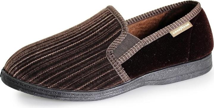 Actual product image Goodyear Calder pinstripe slippers (41)