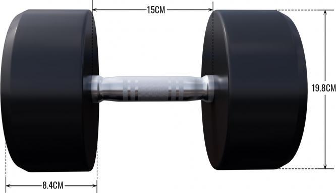Produktbild Gorilla Sports Rundhanteln (1 x 27.5 kg)