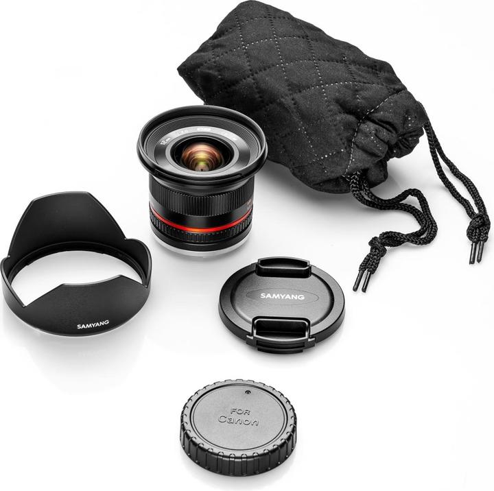 Actual product image Samyang 12mm f/2.0 NCS CS, Canon M (Canon EF-M, APS-C / DX)