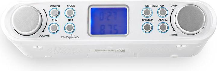 Productafbeelding Nedis Keukenradio FM-radio Onderkastradio 30 voorkeurzenders Display met automatische D (FM)