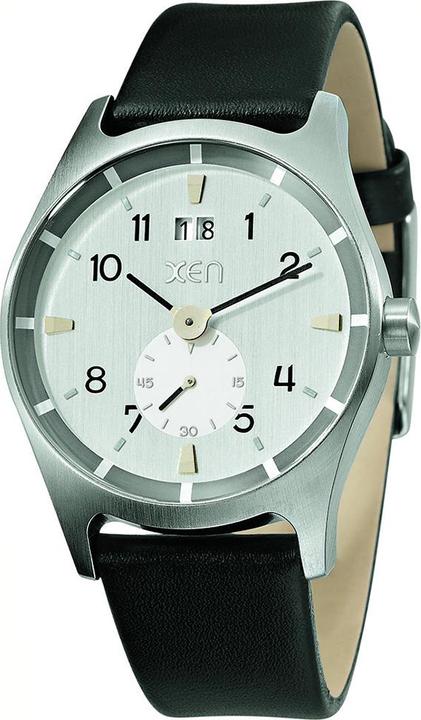 Produktbild Xen Herrenuhr schwarz/silber XQ0212 (Analoguhr, 40 mm)