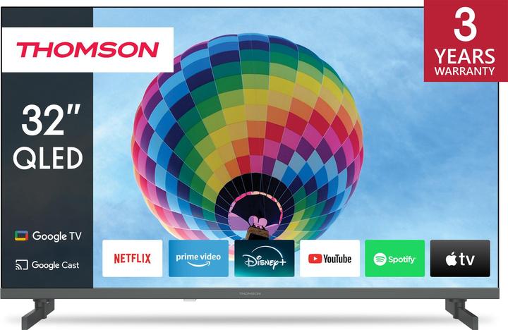 Thomson Google TV 32 pollici QLED Side (32", QLED, Full HD)
