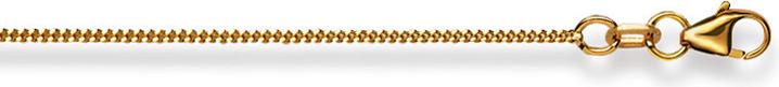 Natsumi Schmuck Halskette Gelbgold 18K/750 Panzer 1.2mm (750/18 K Gelbgold, 38 cm)