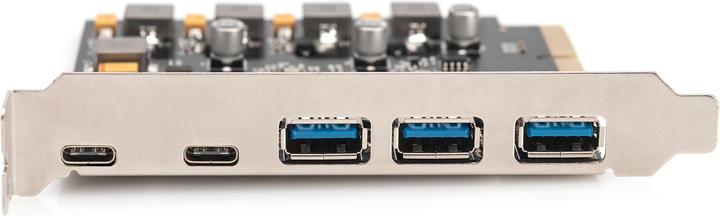 Produktbild Digitus PCIe Karte 2x USB-C + 3x USB A