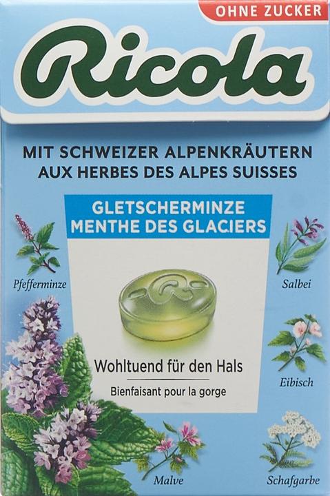 Produktbild Ricola Gletscherminze Bonbons ohne Zucker Box (1 Stk., 50 g)
