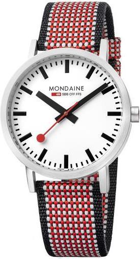 Mondaine Official Swiss Railways Watch, Jubiläumsmodell 75 Jahre Schweizer Bahnofsuhr. (Analoguhr, Swiss Made, 30 mm)