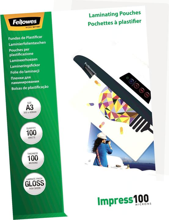 Immagine prodotto Fellowes Impronta 100 (A3, 100 Pezzo/i, 100 µm)