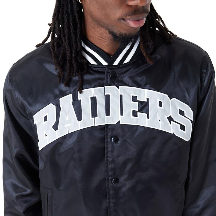 Actual product image New Era Varsity Satine Bomber Veste Las Vegas Raiders (S)