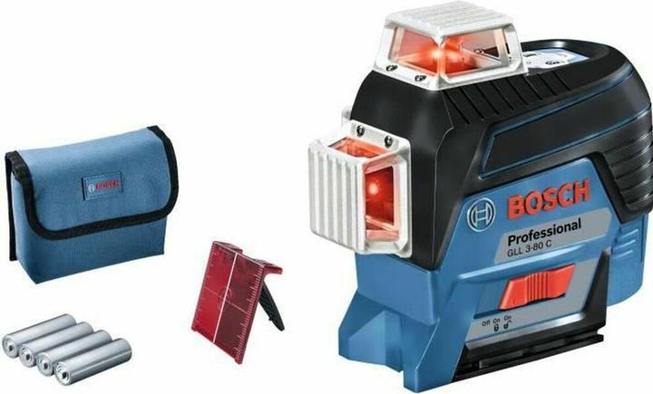 Immagine prodotto Bosch Professional Laser lineare GLL 3-80 C (4x1.5V AA, scatola)