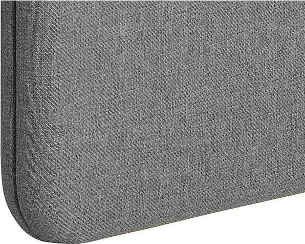 Image du produit kaiserkraft Cloison acoustique Softline Salsa, h x l 1360 x 1200 mm, tissu, gris.